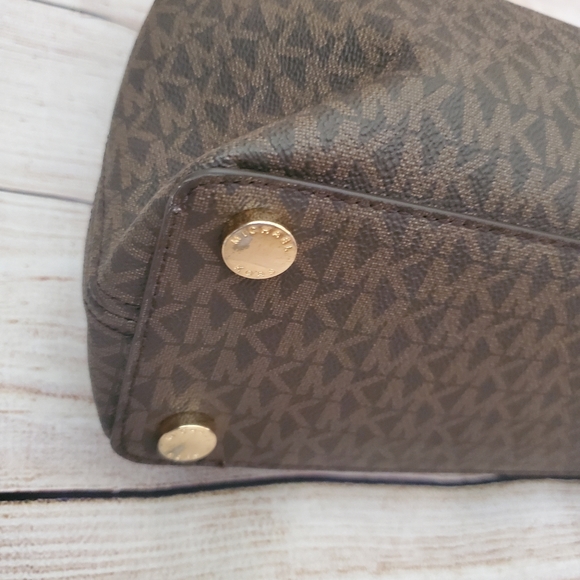 Michael Kors Camille Small Logo Satchel - Picture 7 of 15